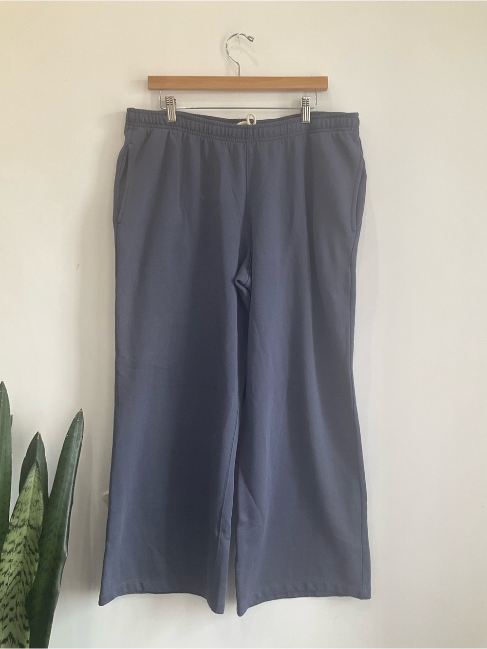 wild fable Men's Wide-Leg Drawstring Joggers — Slate